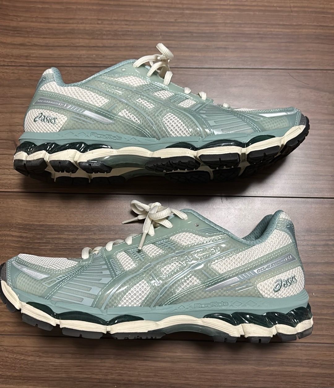 KITH Ronnie Fieg × Asics Gel-Kayano 12.1 "Cream/Sage"