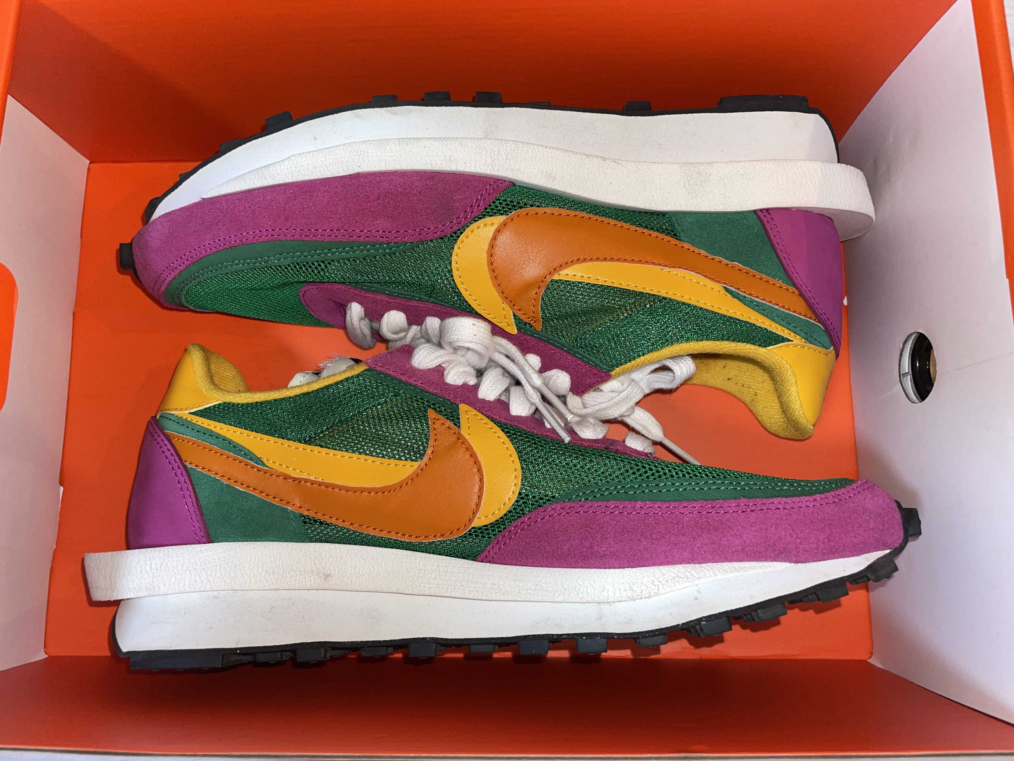 sacai × NIKE LDV WAFFLE "PINE GREEN"