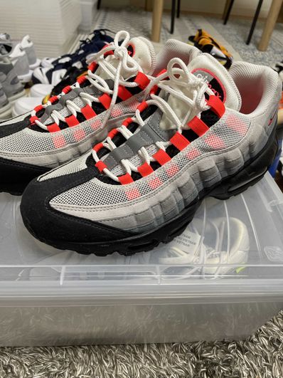 Nike Air Max 95 "White/Solar Red"