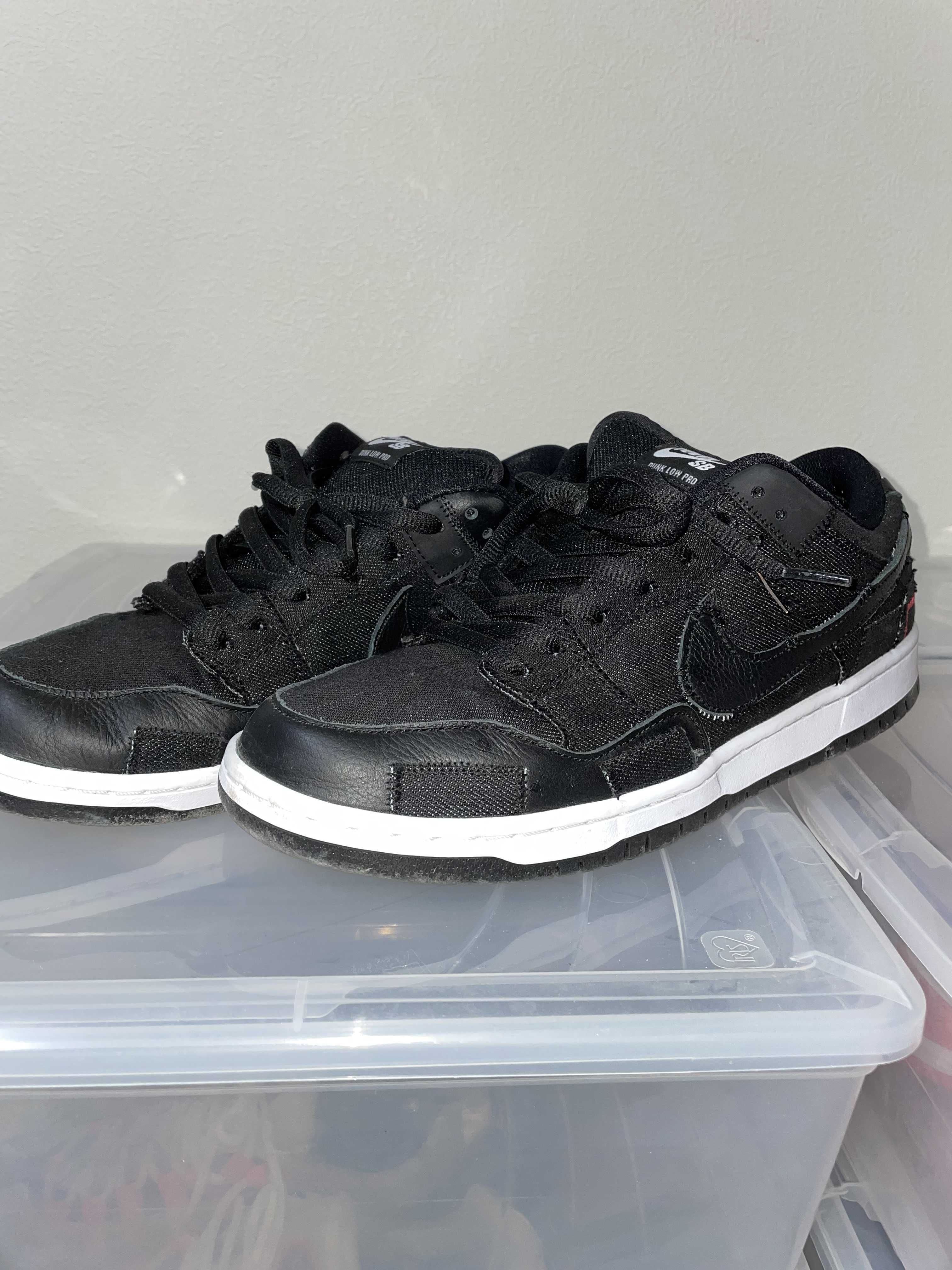 Wasted Youth × Nike SB Dunk Low "Black Denim"(Special Box) / VERDY
