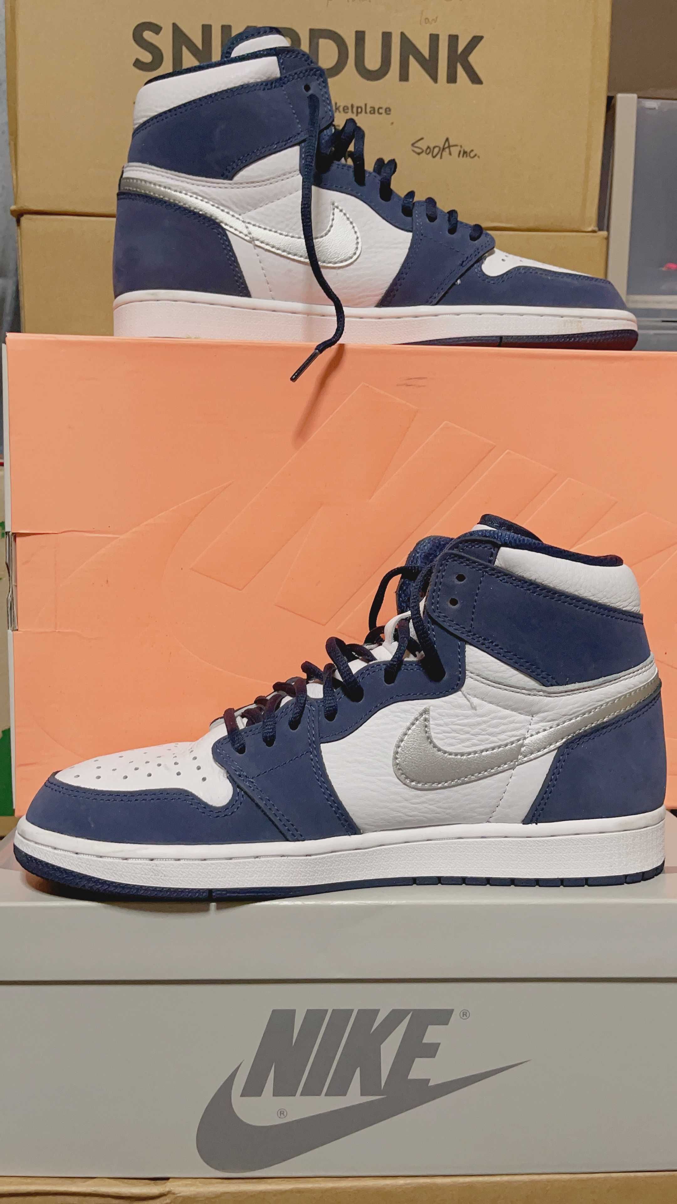 Nike Air Jordan 1 High OG CO.JP "White/Midnight Navy" (2020)(ブリーフケースなし)
