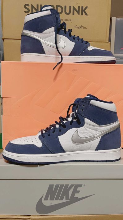Nike Air Jordan 1 High OG CO.JP "White/Midnight Navy" (2020)(ブリーフケースなし)