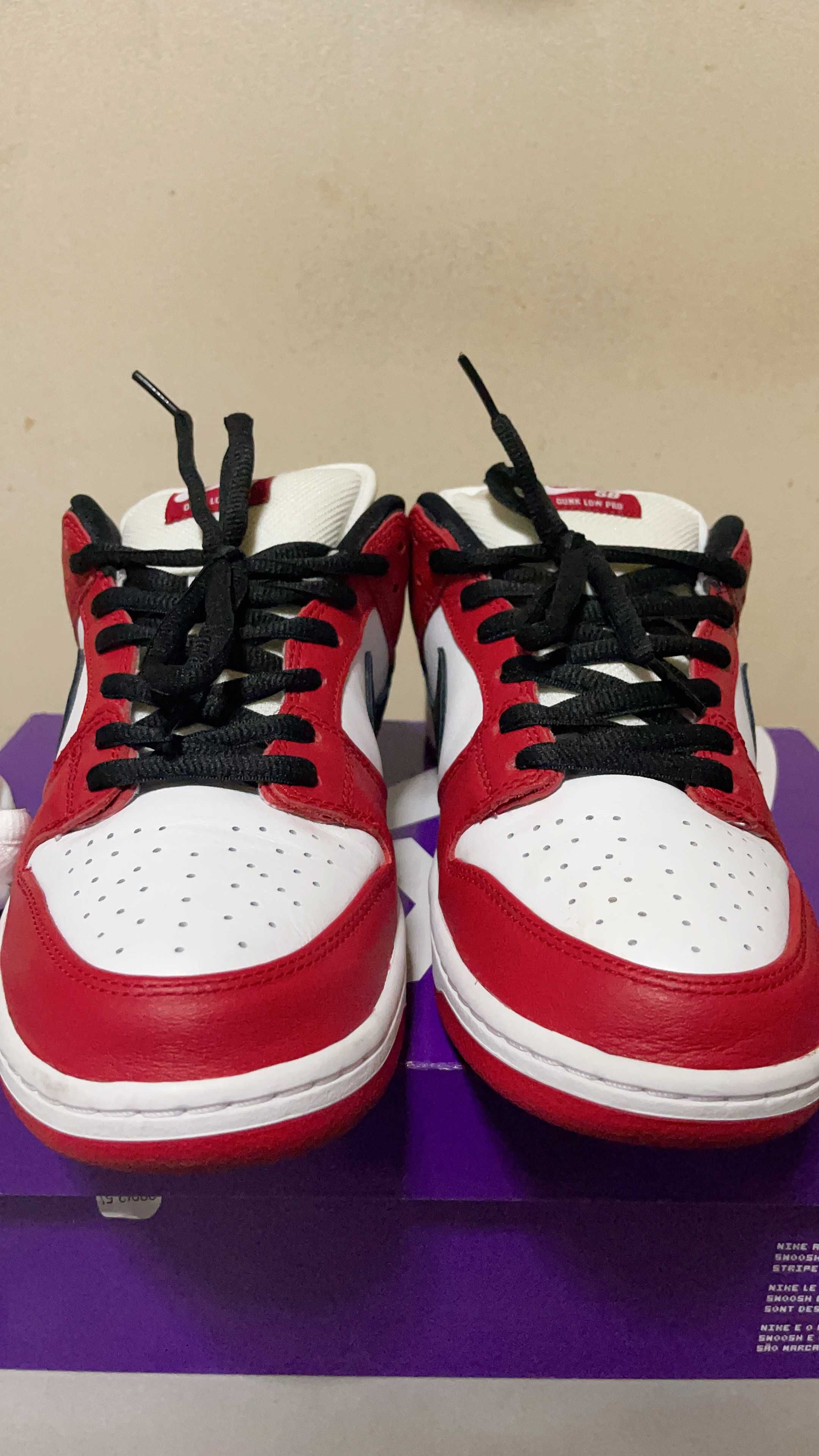 Nike SB Dunk Low Pro "J-Pack Chicago/Varsity Red and White"