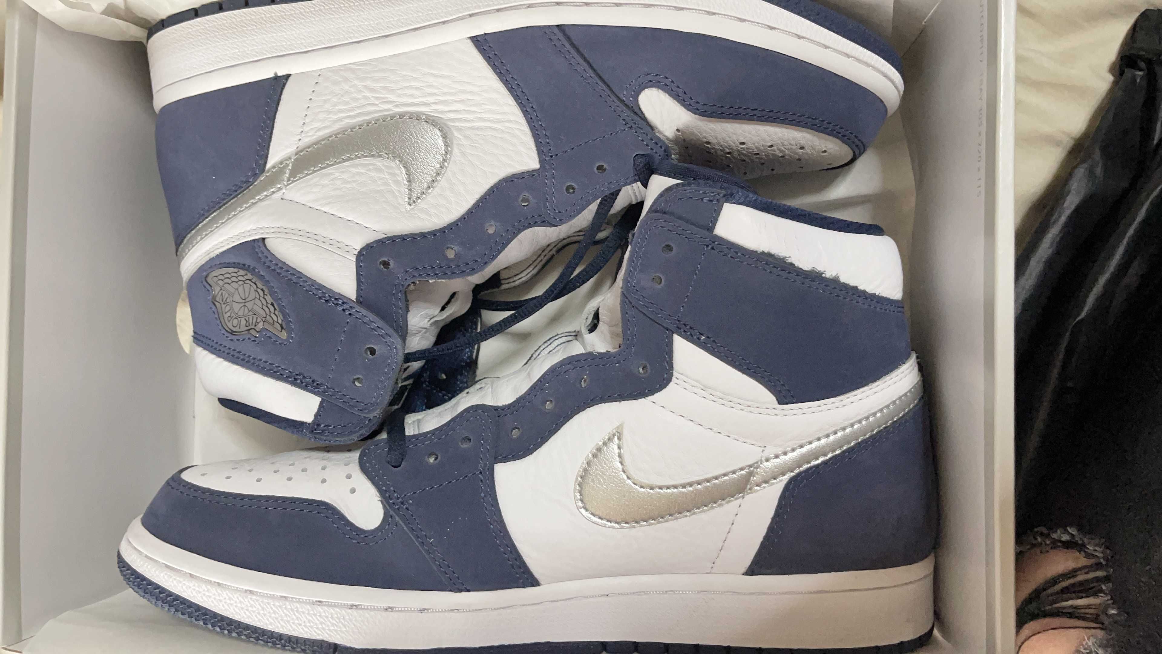 Nike Air Jordan 1 High OG CO.JP "White/Midnight Navy" (2020)(ブリーフケースなし)