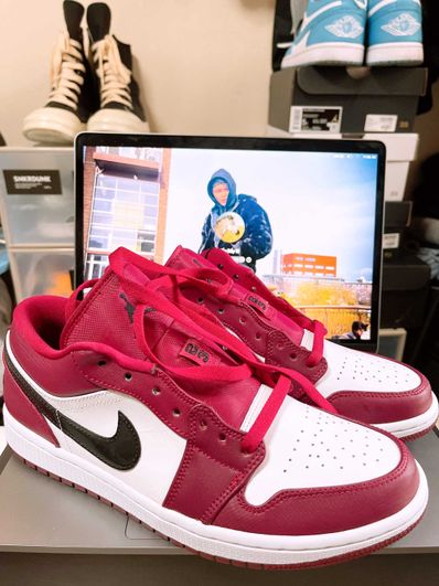 NIKE AIR JORDAN 1 LOW "NOBLE RED"