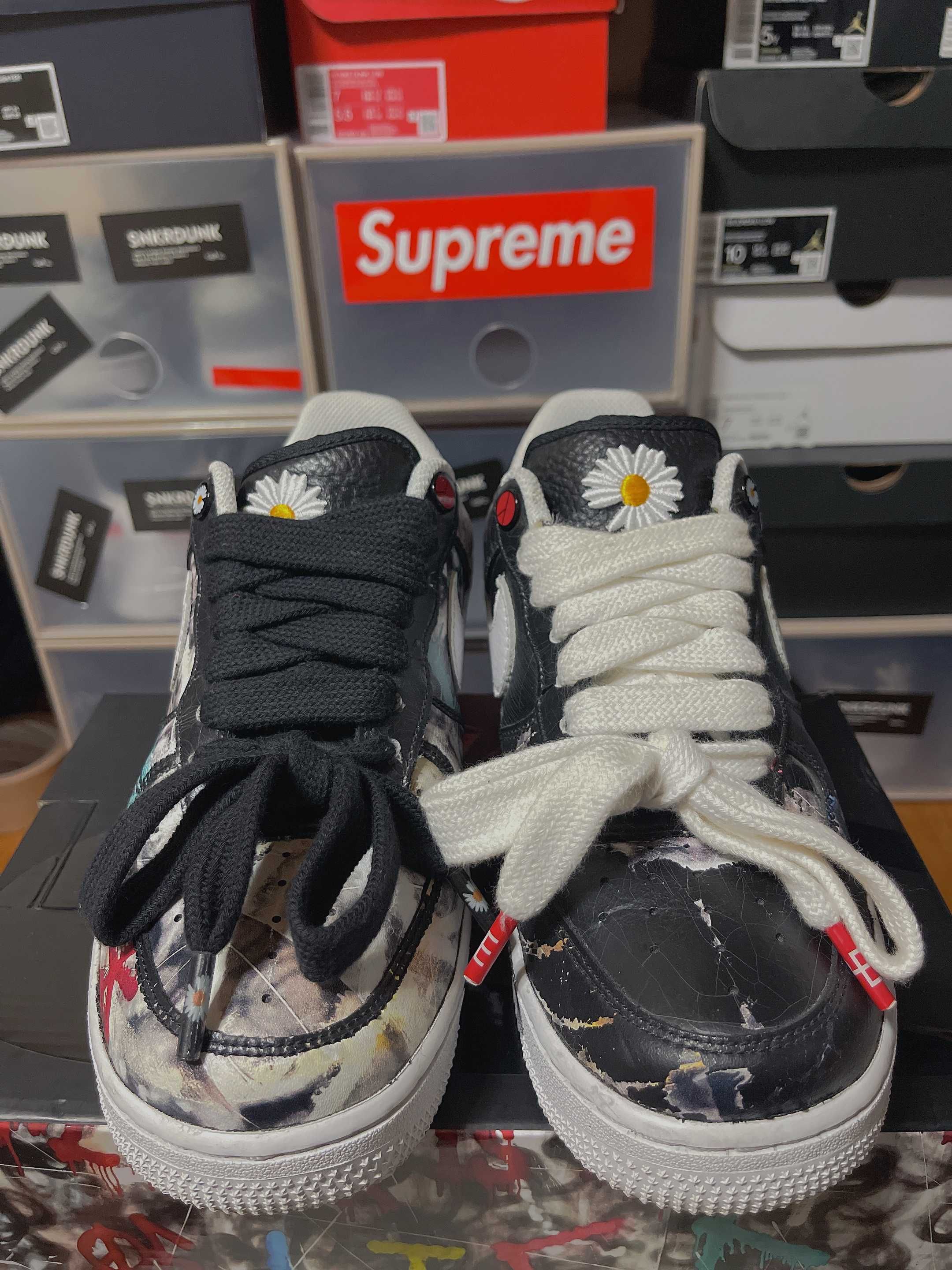 PEACEMINUSONE × Nike Air Force 1 Low Para Noise "Black" / G-DRAGON