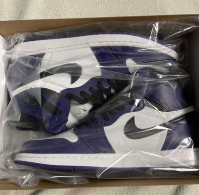 Nike Air Jordan 1 Retro High OG "Court Purple White/Black" (2020)