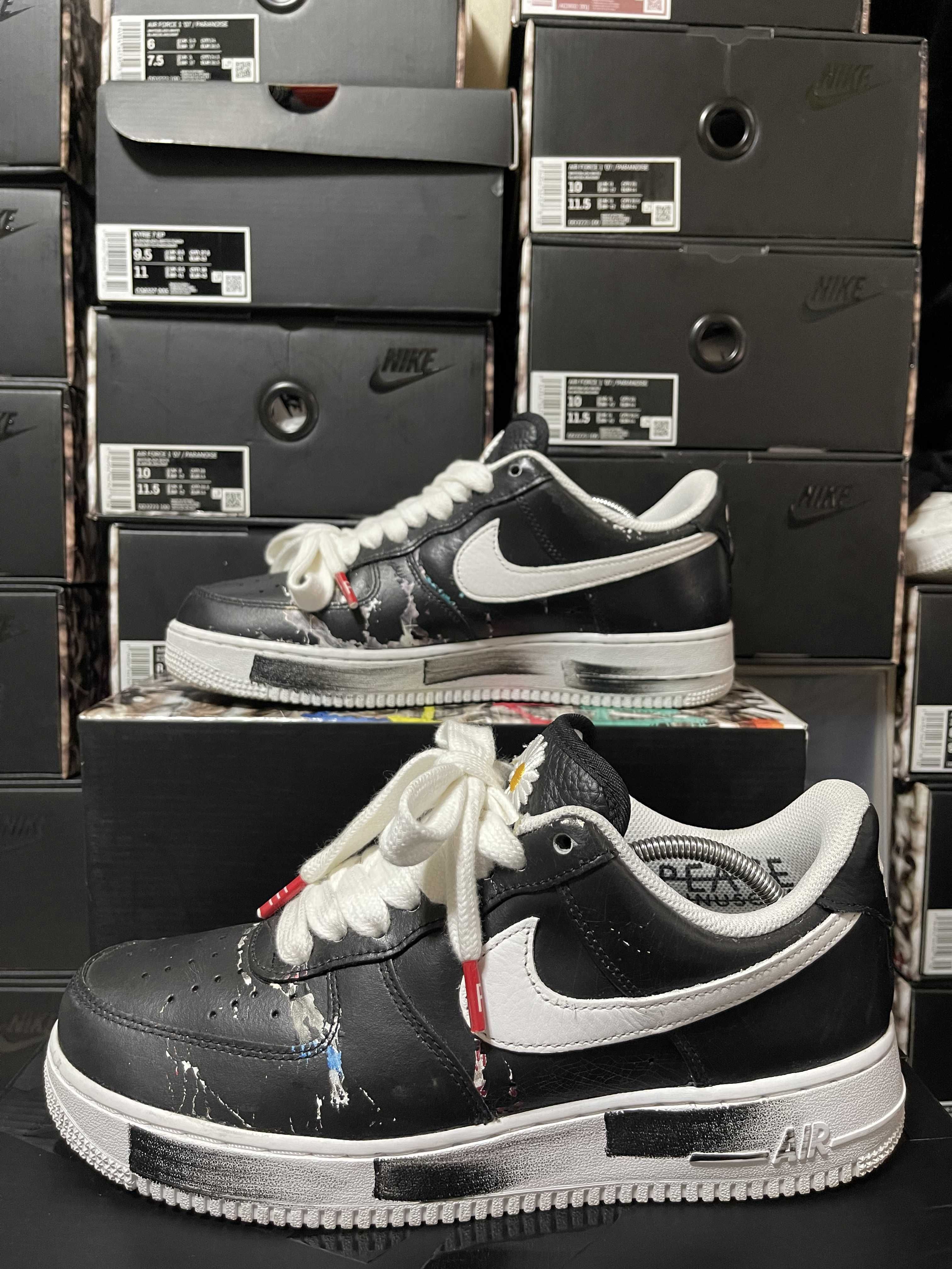 PEACEMINUSONE × Nike Air Force 1 Low Para Noise "Black" / G-DRAGON