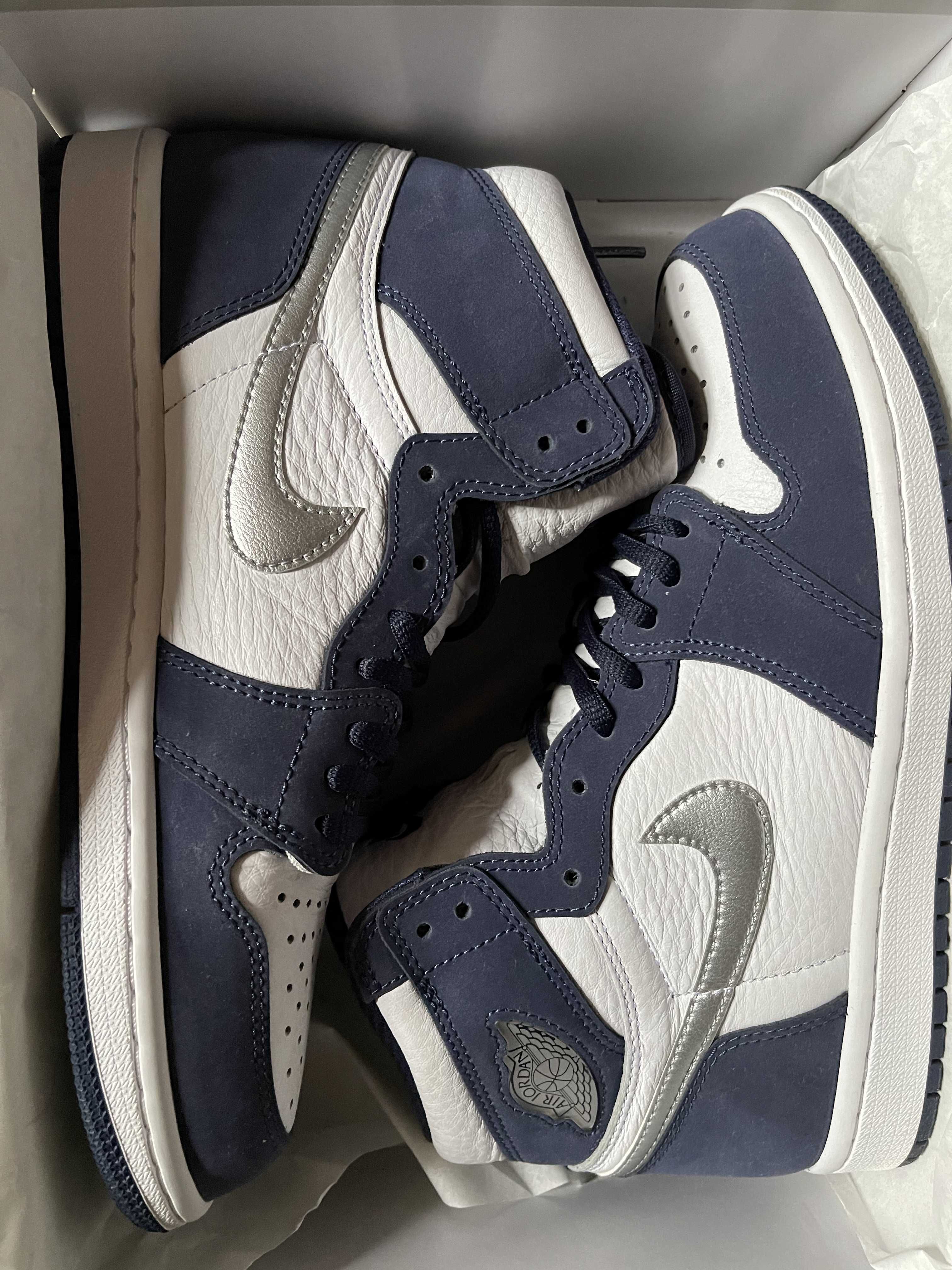 Nike Air Jordan 1 High OG CO.JP "White/Midnight Navy" (2020)(ブリーフケースなし)