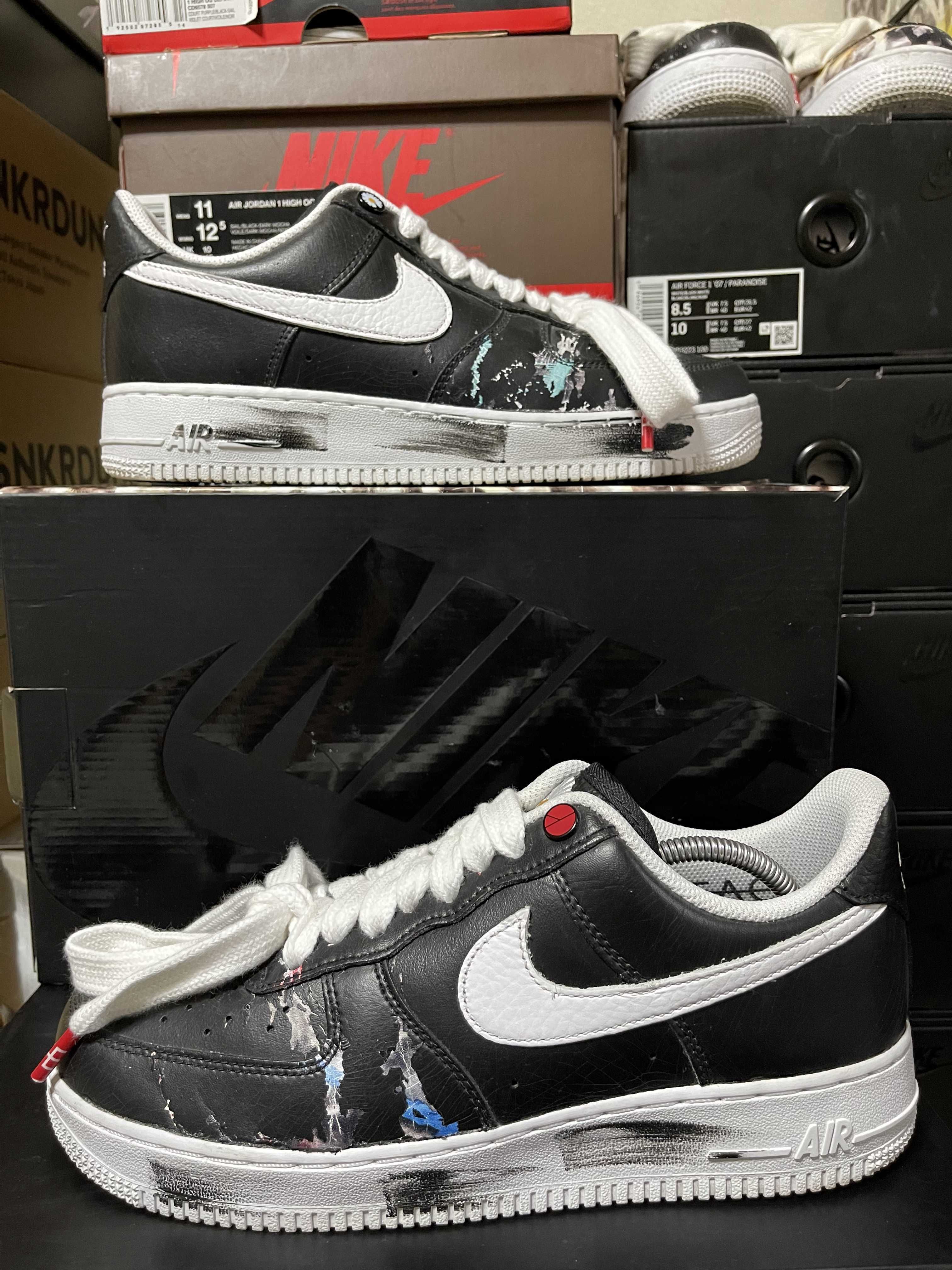 PEACEMINUSONE × Nike Air Force 1 Low Para Noise "Black" / G-DRAGON