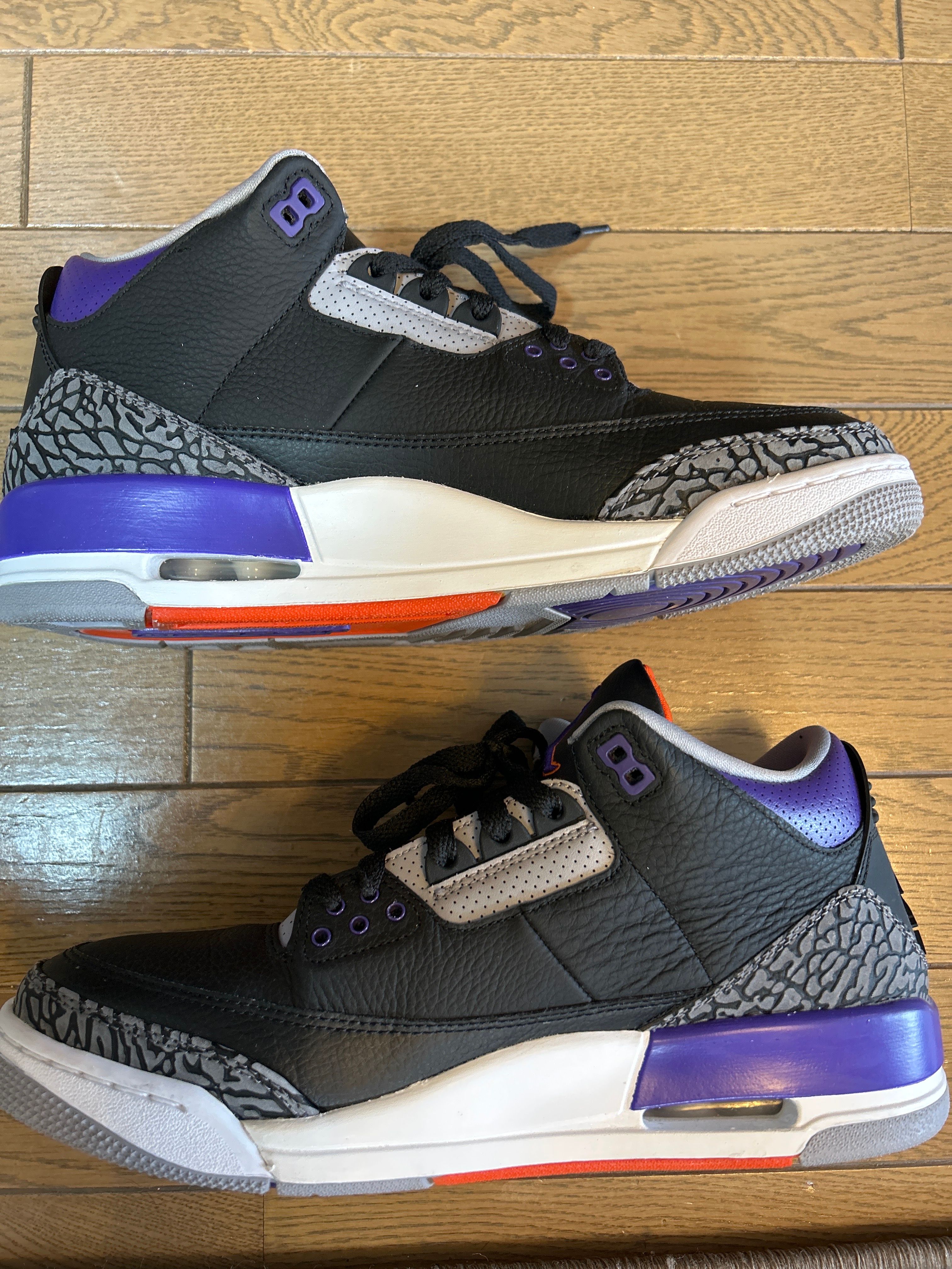 Nike Air Jordan 3 Retro "Black/Court Purple"