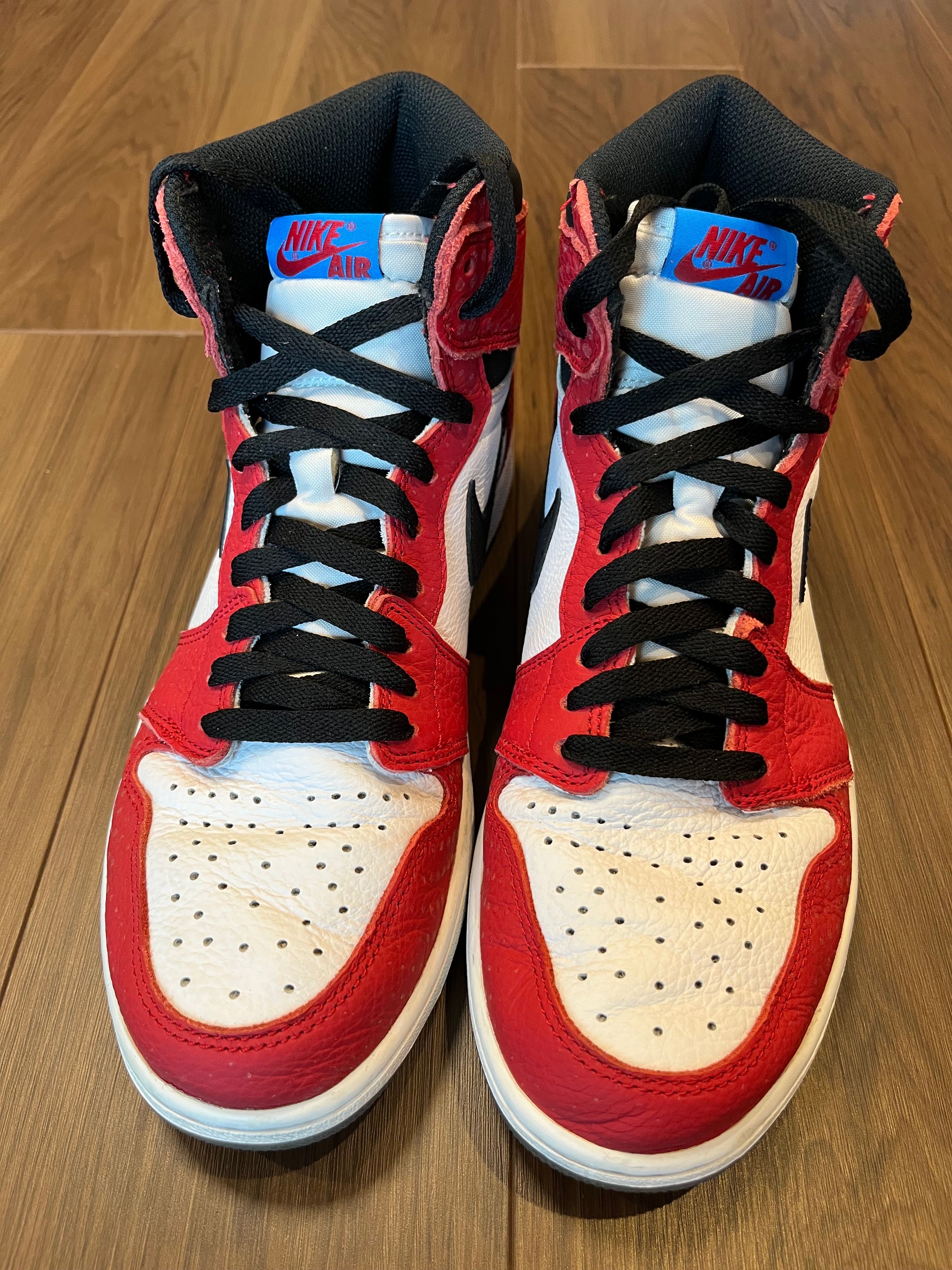 Spiderman × Nike Air Jordan 1 Origin Story "Gym Red/White/Photo Blue/Black"