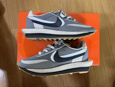 CLOT × Sacai × Nike LD Waffle "Grey Obsidian/Cool Grey"