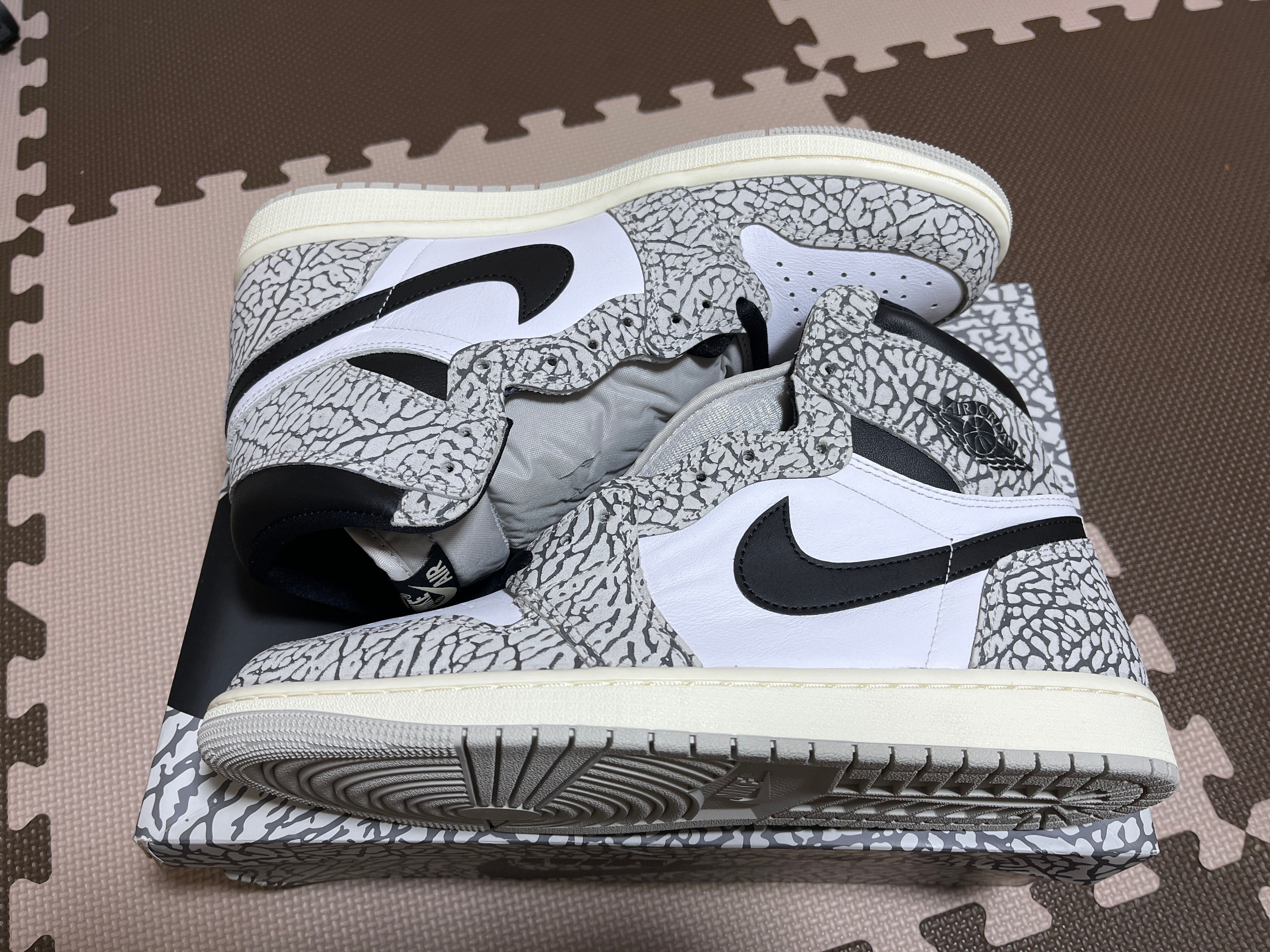 Nike Air Jordan 1 High OG "White Cement/Safari"