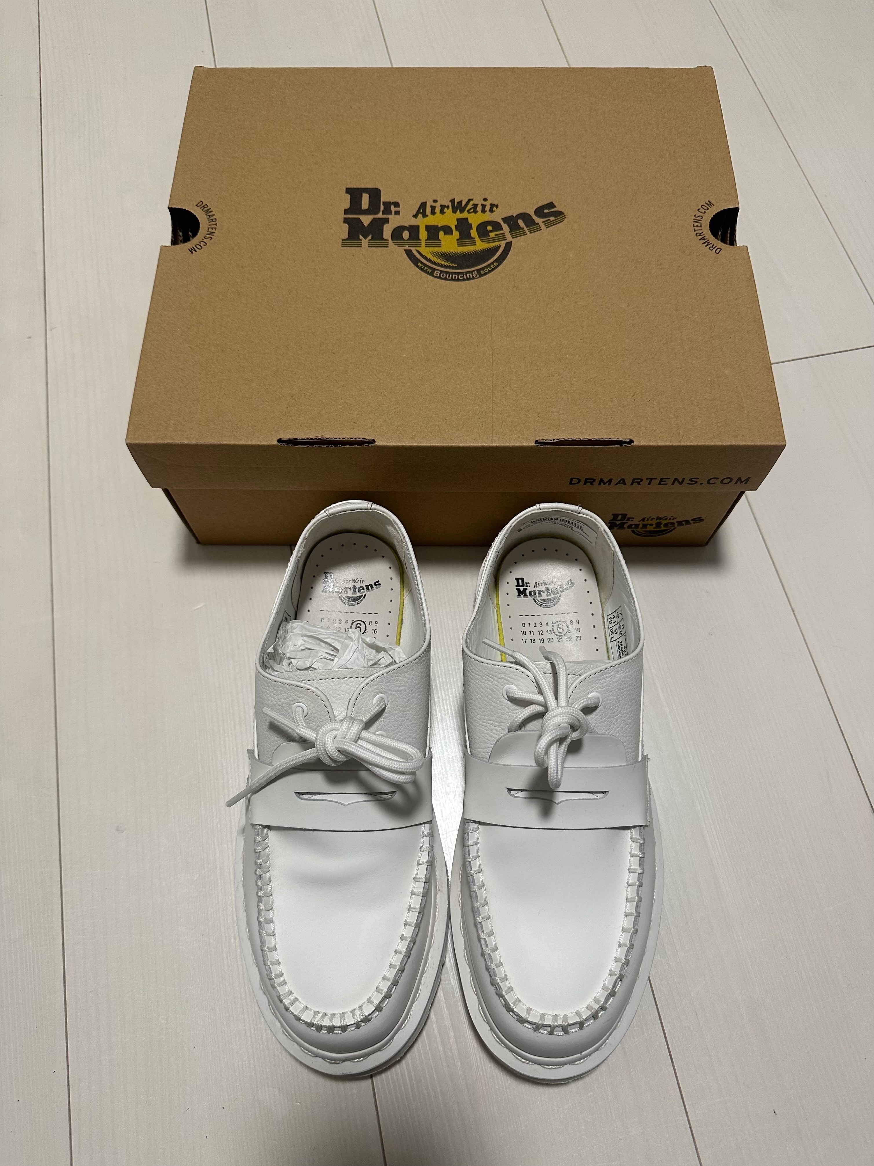 MM6 Maison Margiela × Dr.Martens Penton 1461 Loafers "White"