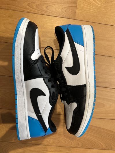 Nike Air Jordan 1 Low OG "Black and Dark Powder Blue/UNC"