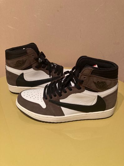 Travis Scott × Nike Air Jordan 1 Retro High OG TS SP "Sail/Dark Mocha"