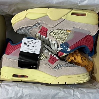 UNION × Nike Air Jordan 4 SP "Guava Ice/Light Fusion Red"