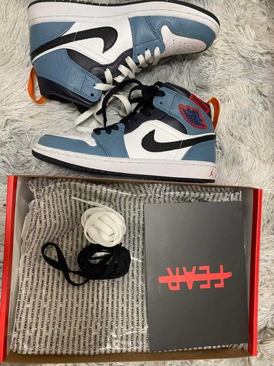 FACETASM × Nike Air Jordan 1 Mid "White/Navy"