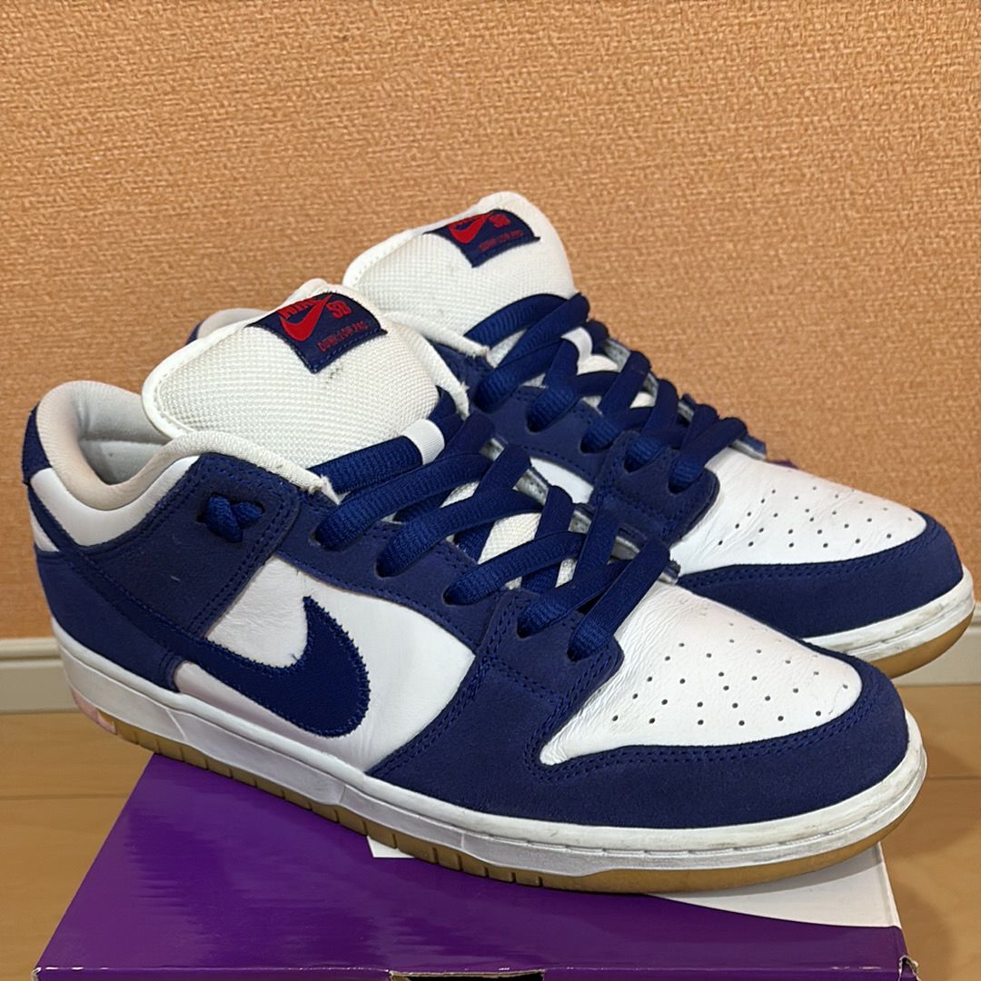 Nike SB Dunk Low "Los Angeles Dodgers/Deep Royal Blue"