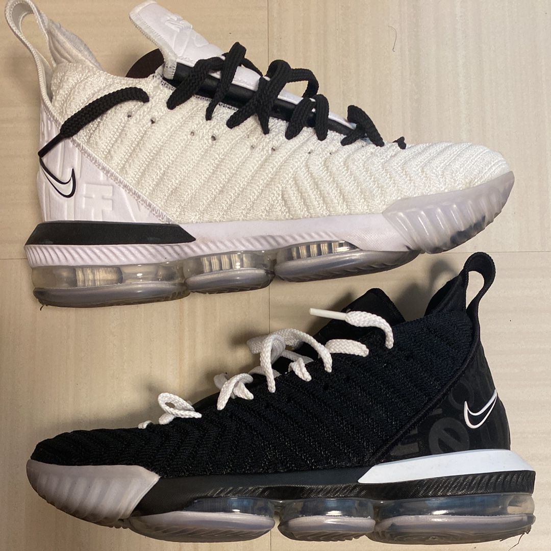 NIKE LEBRON XVI EQUALITY "BLACK WHITE"