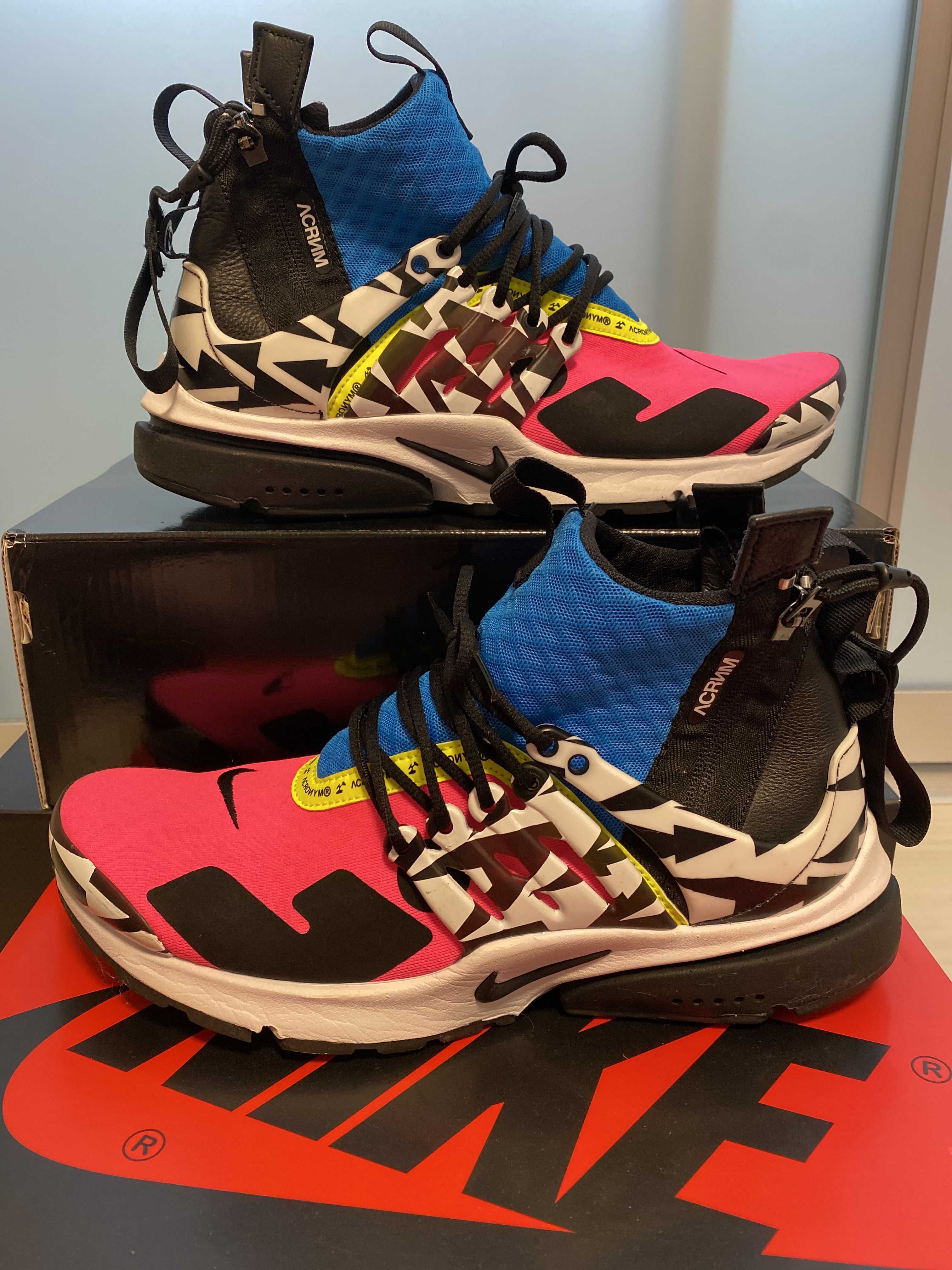ACRONYM × Nike Air Presto Mid "Hyper Pink"