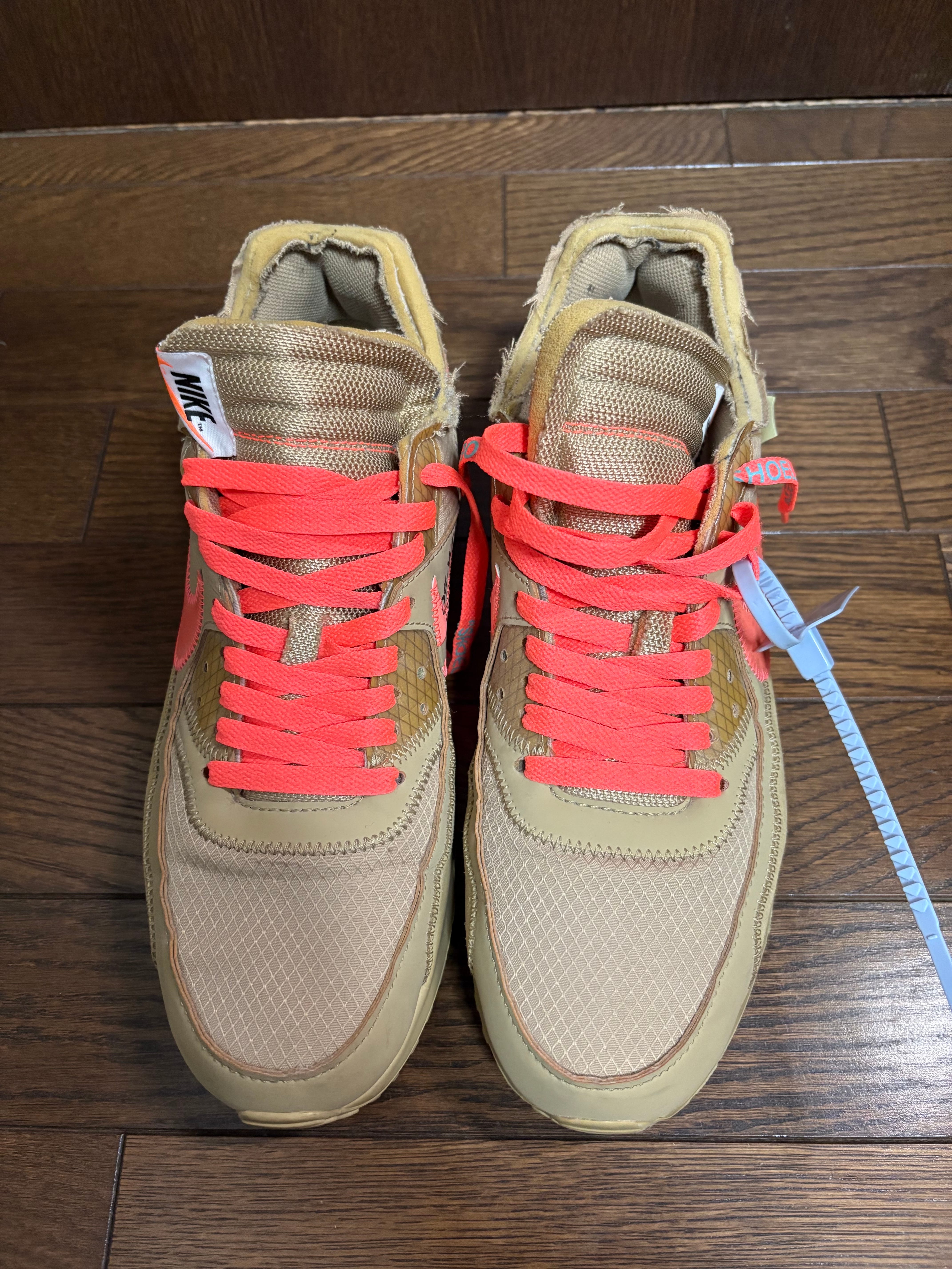 オフホワイト × ナイキ エアマックス90 "デザートオレ"