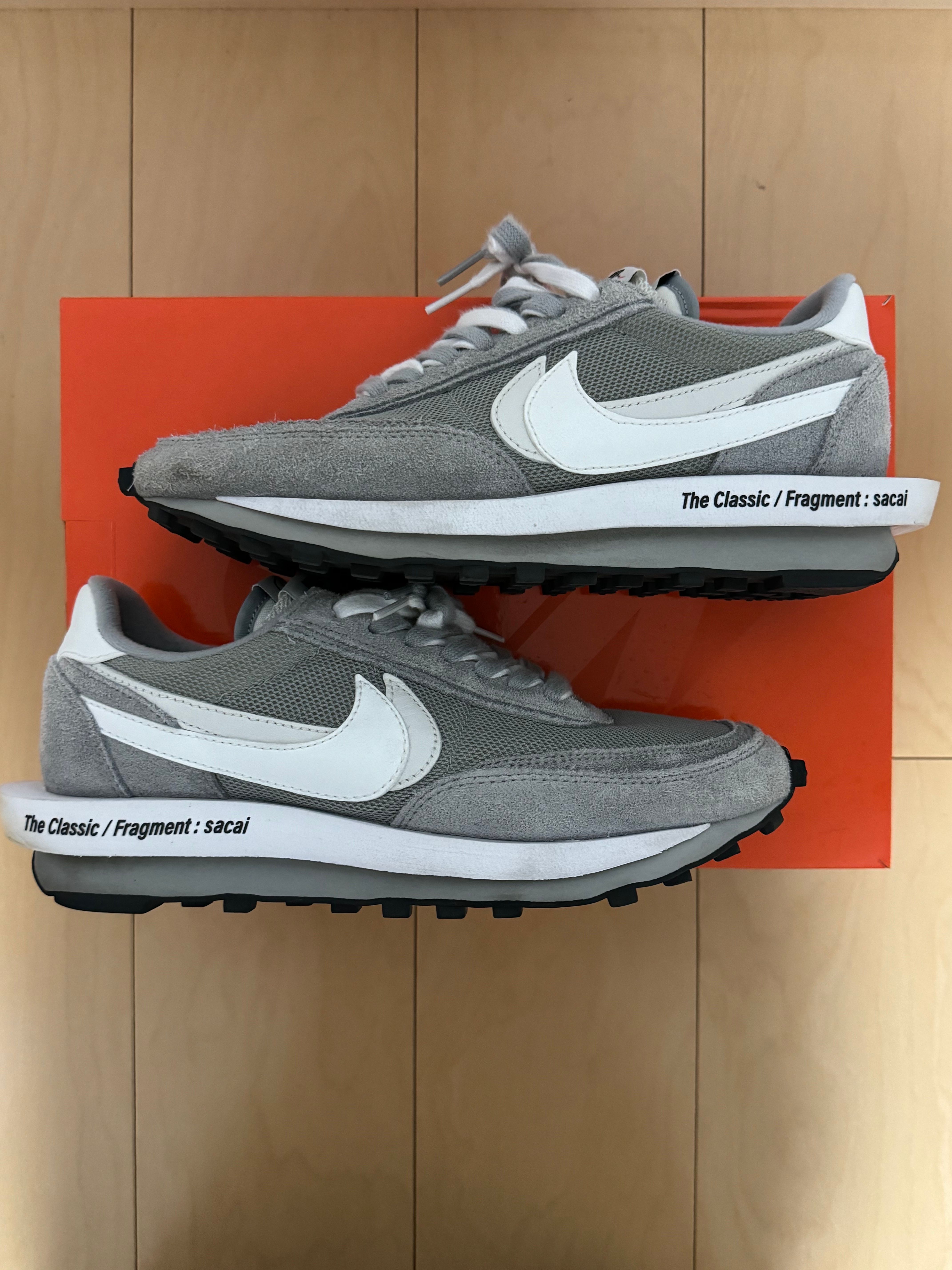 Fragment × sacai × Nike LD Waffle "Light Smoke Grey"