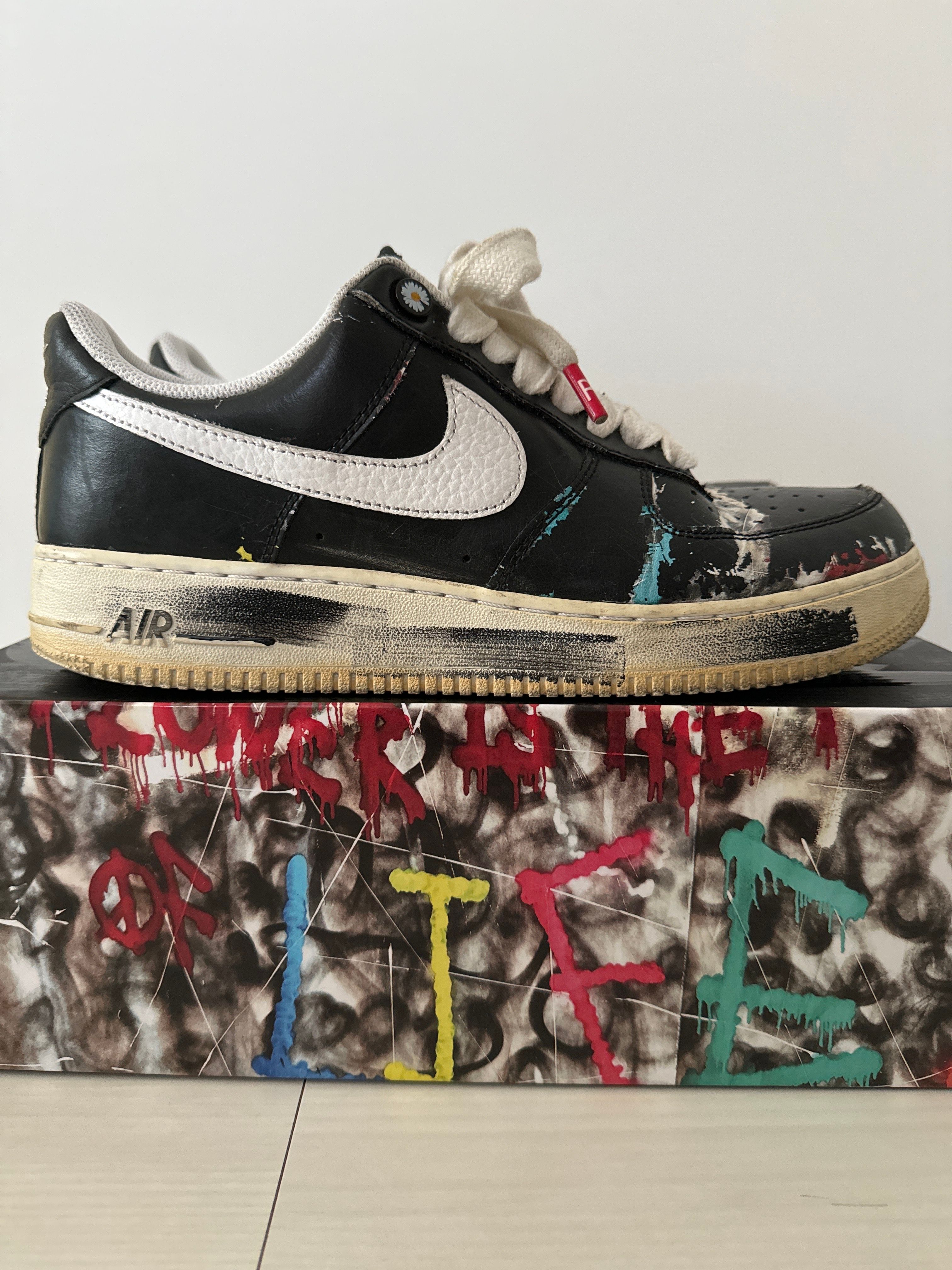 PEACEMINUSONE × Nike Air Force 1 Low Para Noise "Black" / G-DRAGON