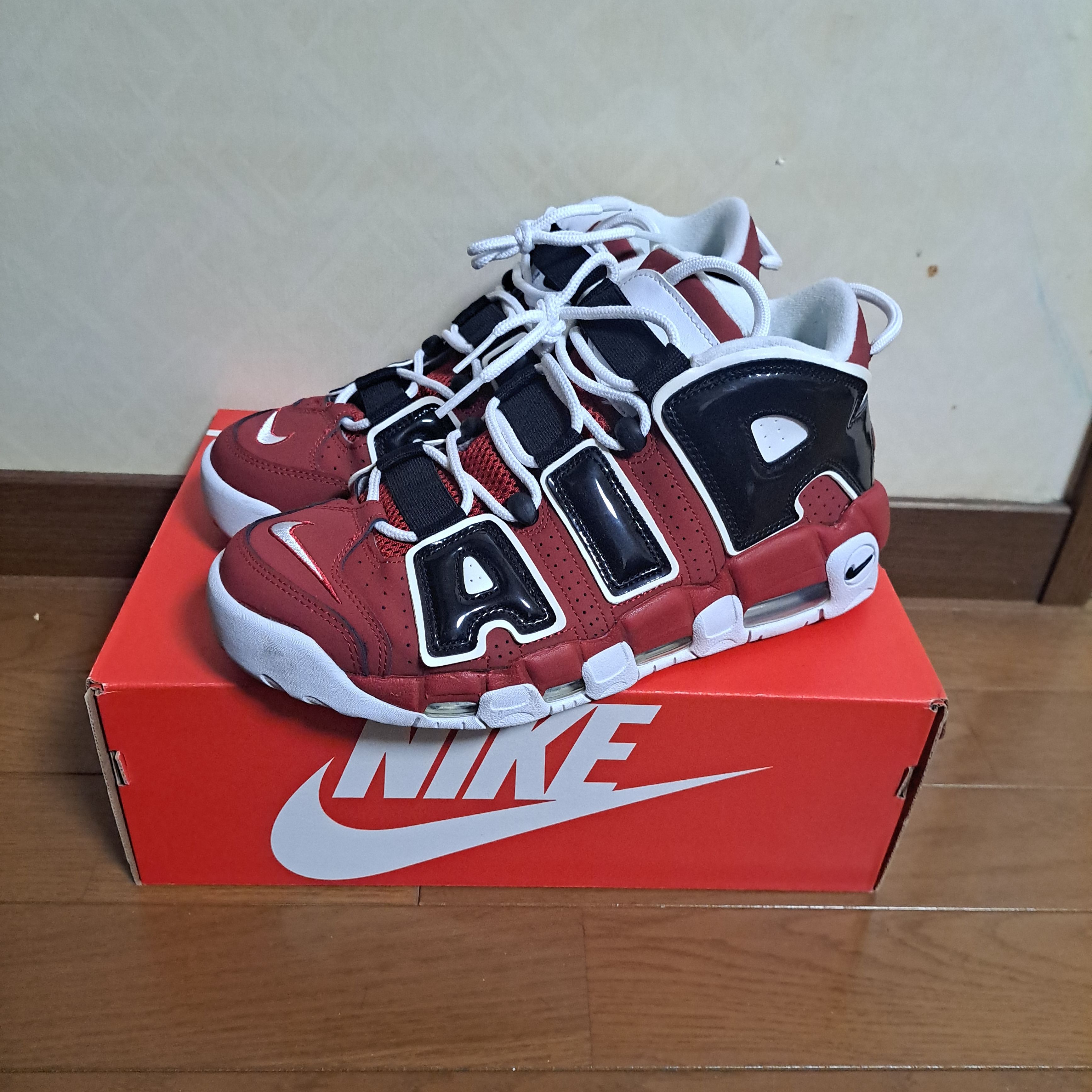 Nike Air More Uptempo ’96 "Black and Varsity Red" (2021)