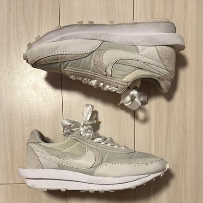 sacai × Nike LDV Waffle "Triple White"