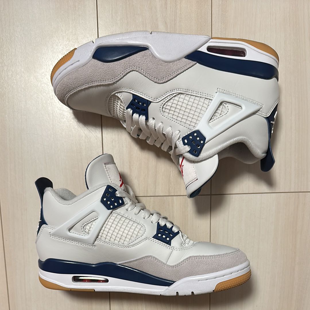 Nike SB Air Jordan 4 Retro SP "Summit White/Navy"