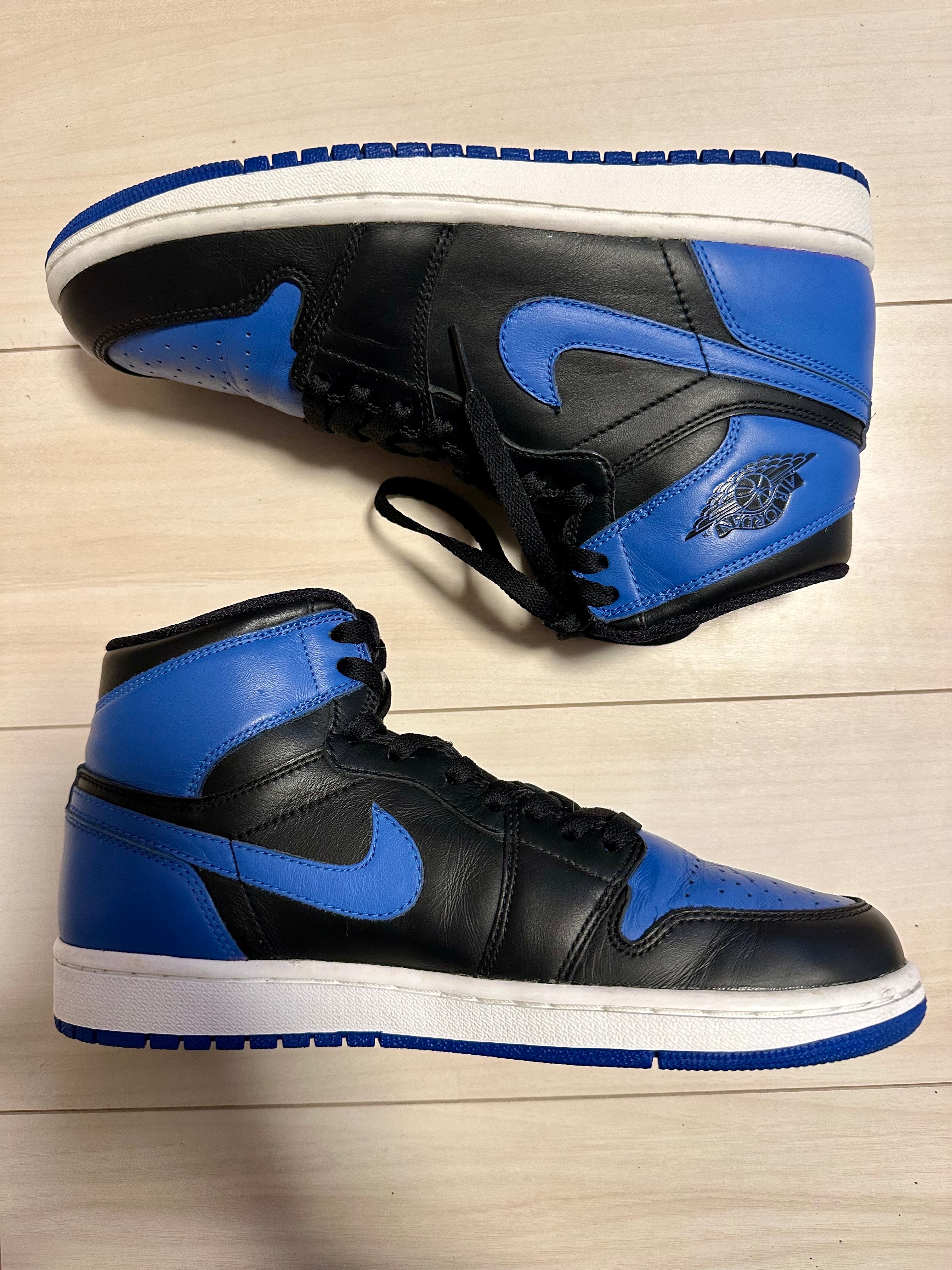 ナイキ エアジョーダン1 レトロ ハイ "ブラック ロイヤル ブルー" (2013)