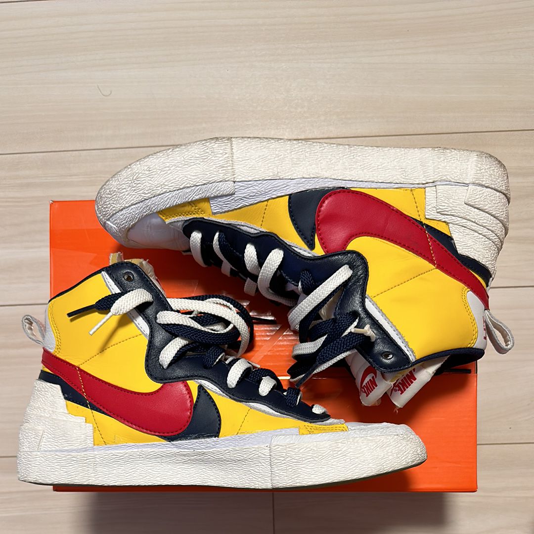 sacai × Nike Blazer Mid "Varsity Maize/Varsity Red"