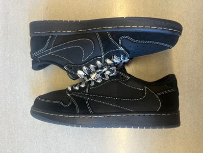 Travis Scott × Nike Air Jordan 1 Low OG SP "Black Phantom"