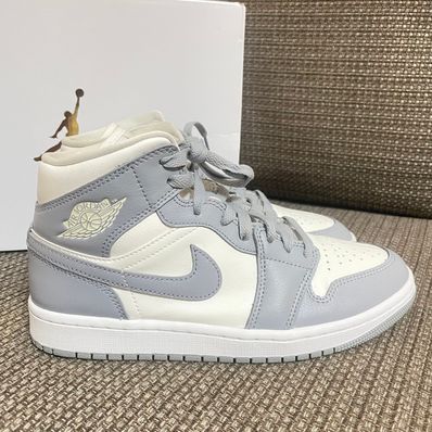 Nike Women's Air Jordan 1 Mid "Grey/Sail"
