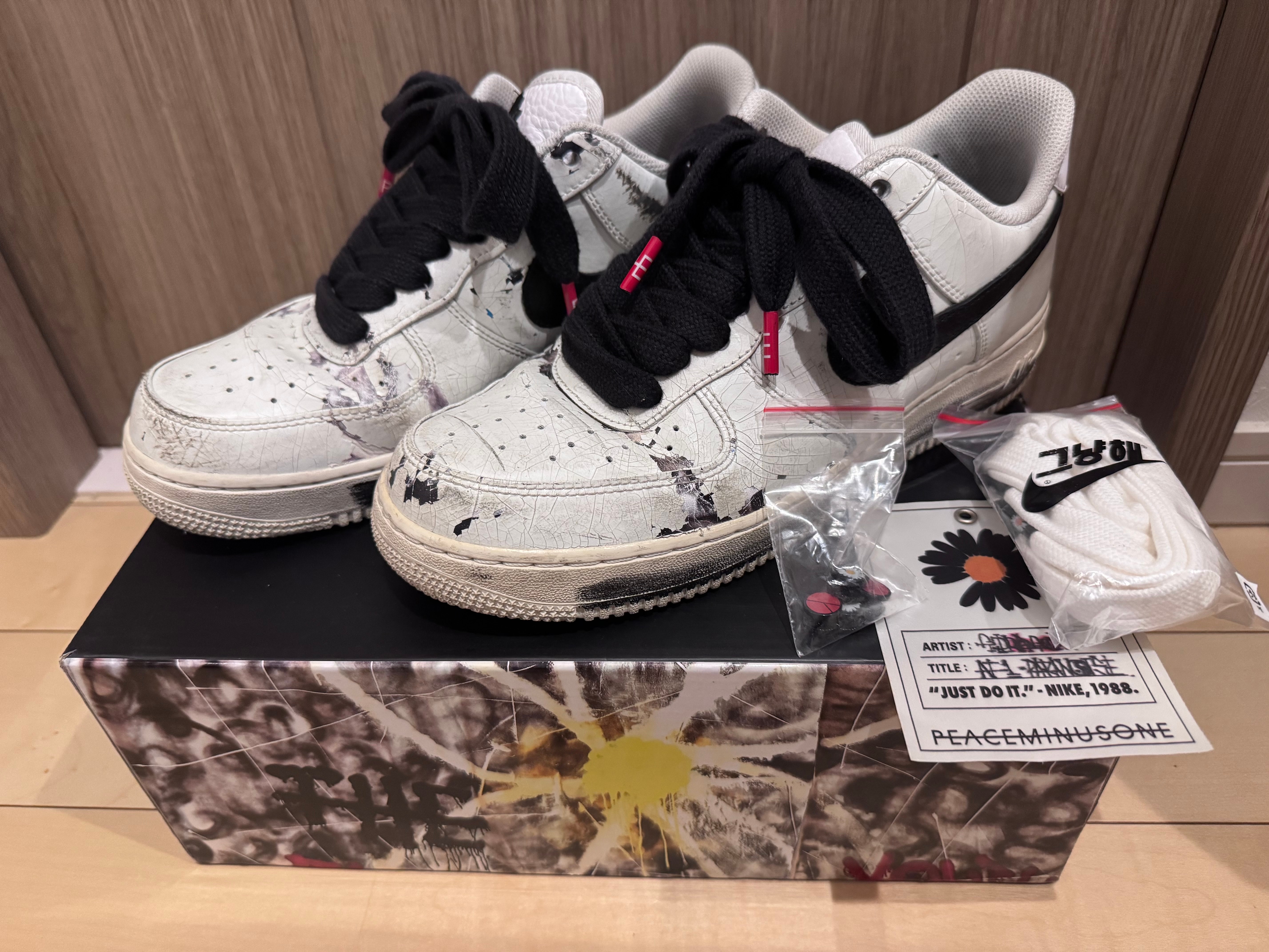 PEACEMINUSONE × Nike Air Force 1 Low "Para-noise/White/Black" / G-DRAGON
