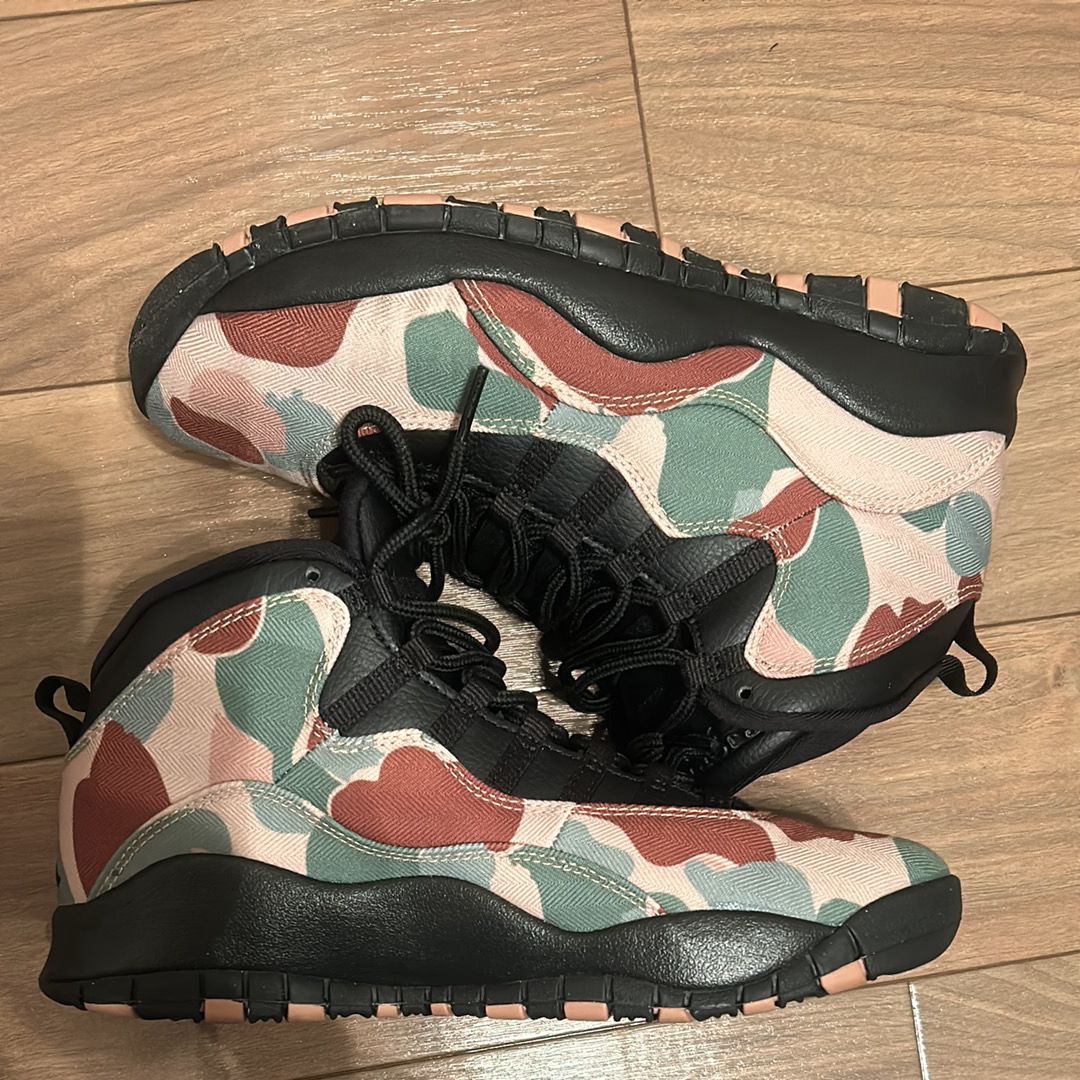 Nike Air Jordan 10 Retro "Duck Camo" Black/Clay
