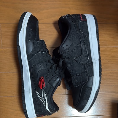 Wasted Youth × Nike SB Dunk Low "Black Denim"(Special Box) / VERDY