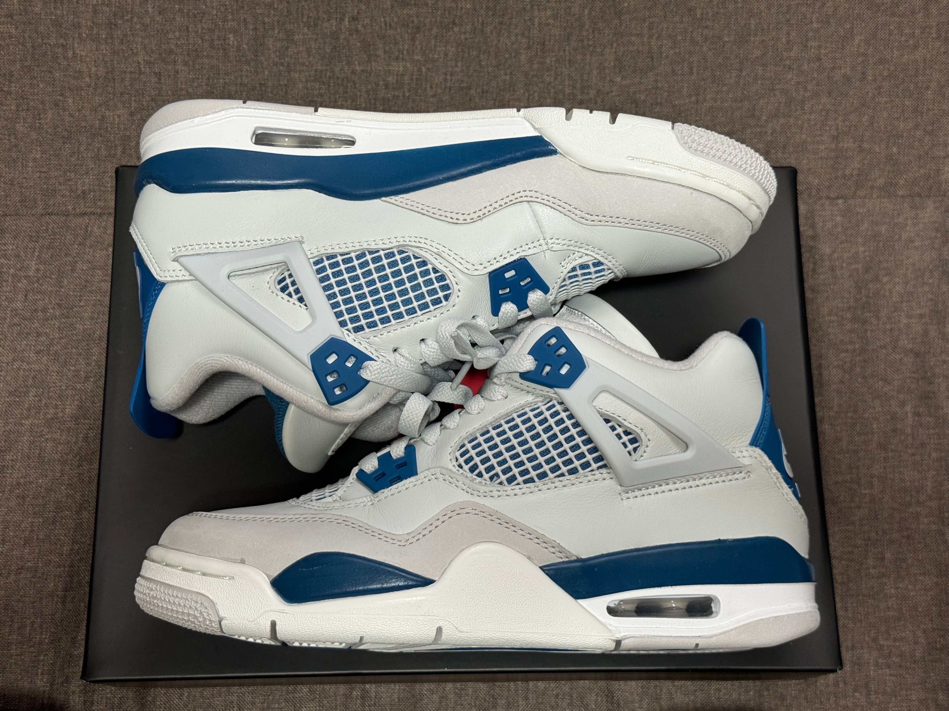 Nike GS Air Jordan 4 Retro "Industrial Blue"