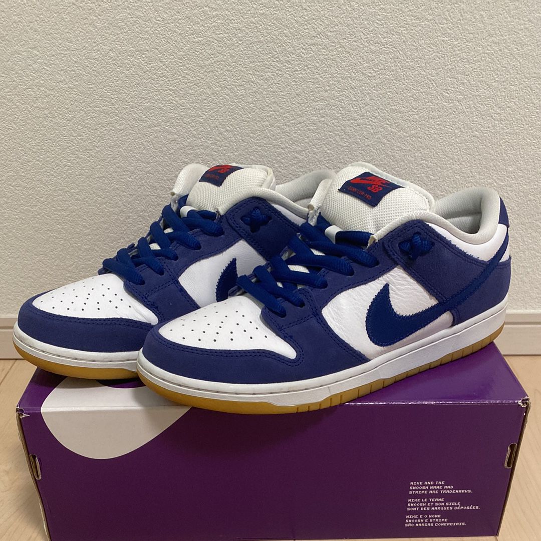 Nike SB Dunk Low "Los Angeles Dodgers/Deep Royal Blue"