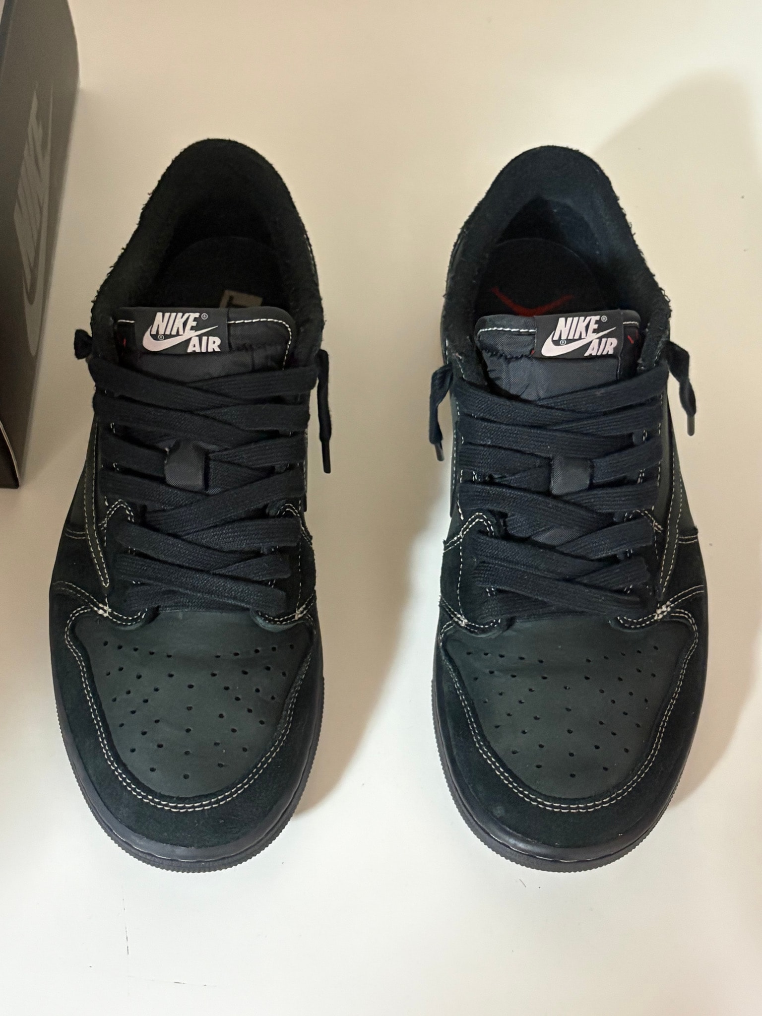 Travis Scott × Nike Air Jordan 1 Low OG SP "Black Phantom"