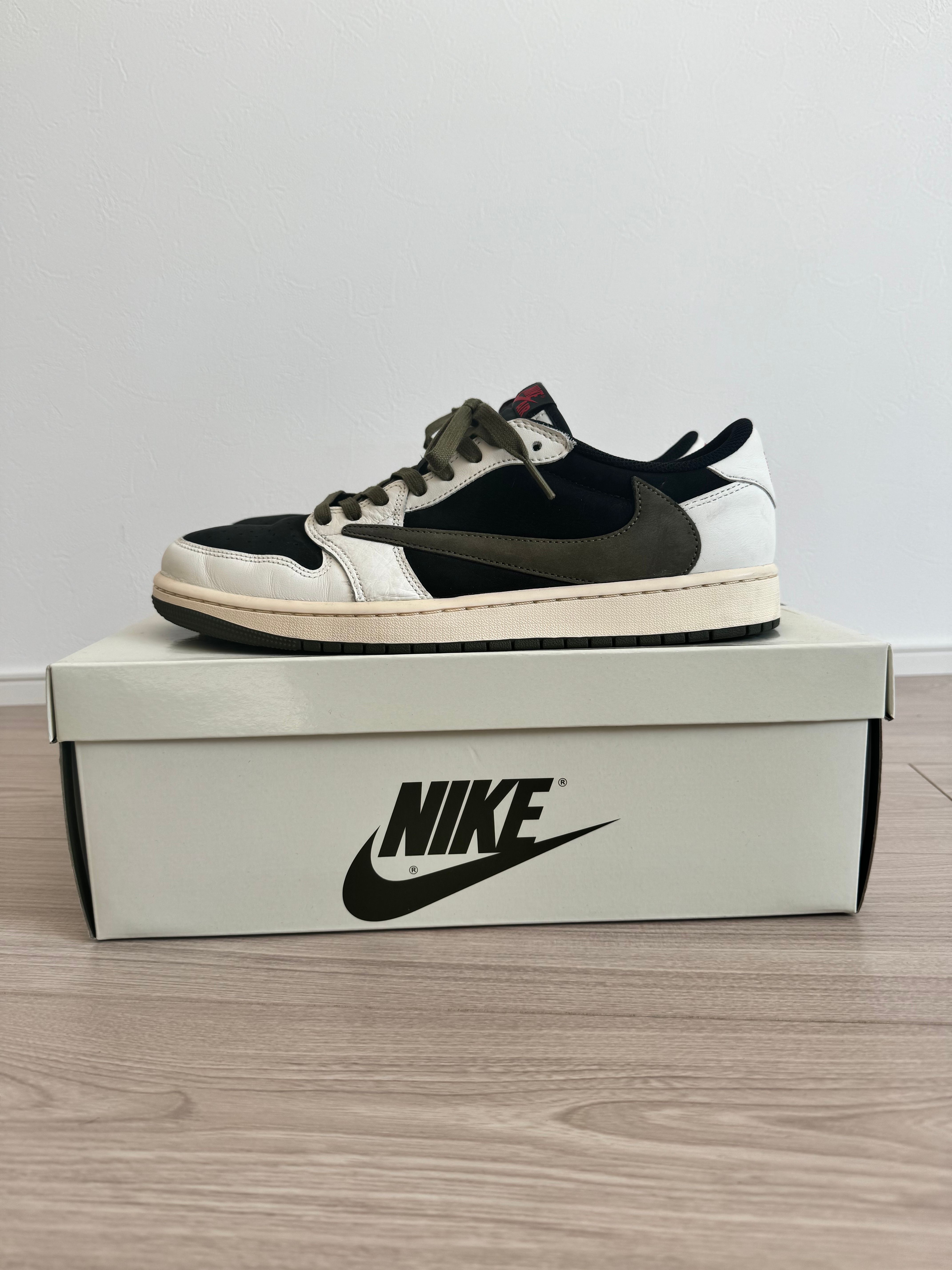 Travis Scott × Nike Women's Air Jordan 1 Low OG "Medium Olive"