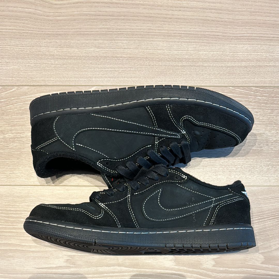 Travis Scott × Nike Air Jordan 1 Low OG SP "Black Phantom"
