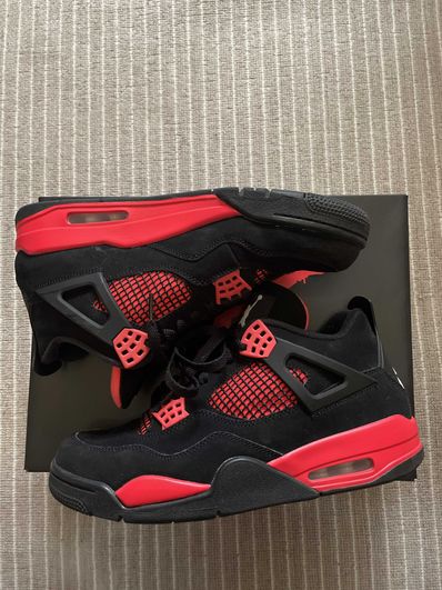 Nike Air Jordan 4 "Red Thunder/Crimson"
