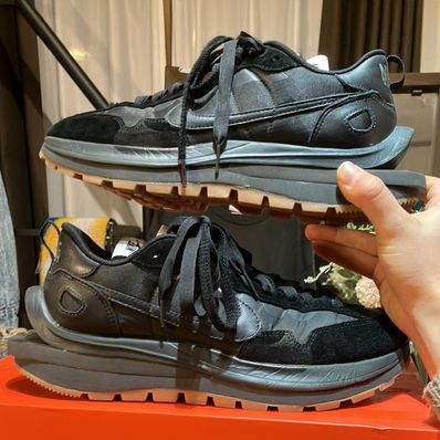 sacai × Nike VaporWaffle "Black Gum"
