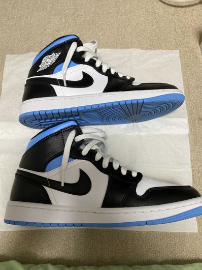 Nike Women's Air Jordan 1 Mid "Black/University Blue"