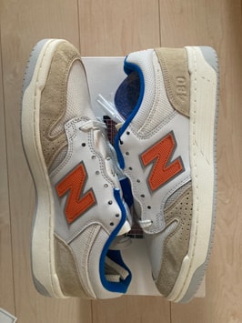 キス × ニューバランス ヌメリック480 マディソンスクエアガーデン "タンオレンジ"