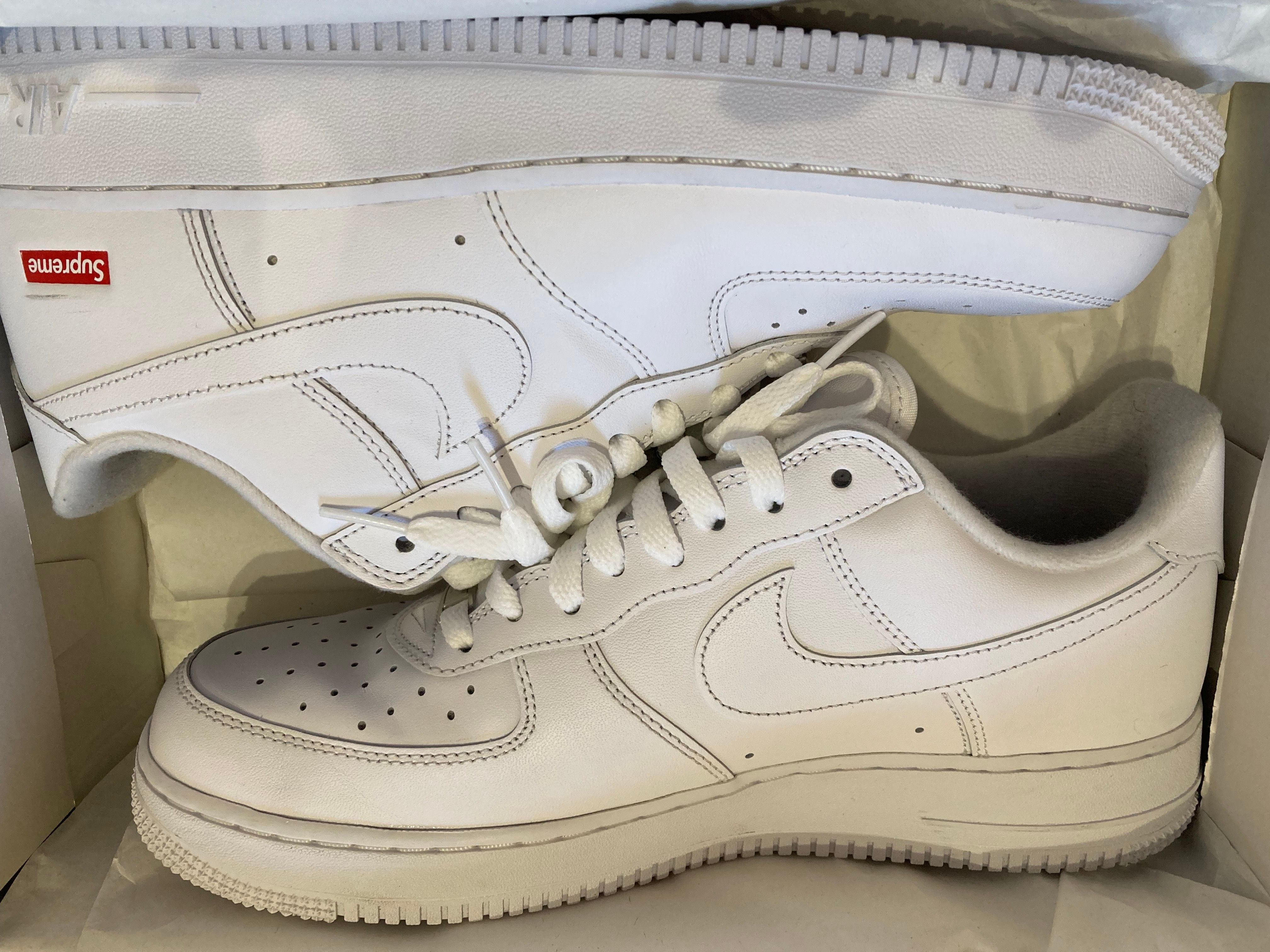 Supreme × Nike Air Force 1 Low "White"