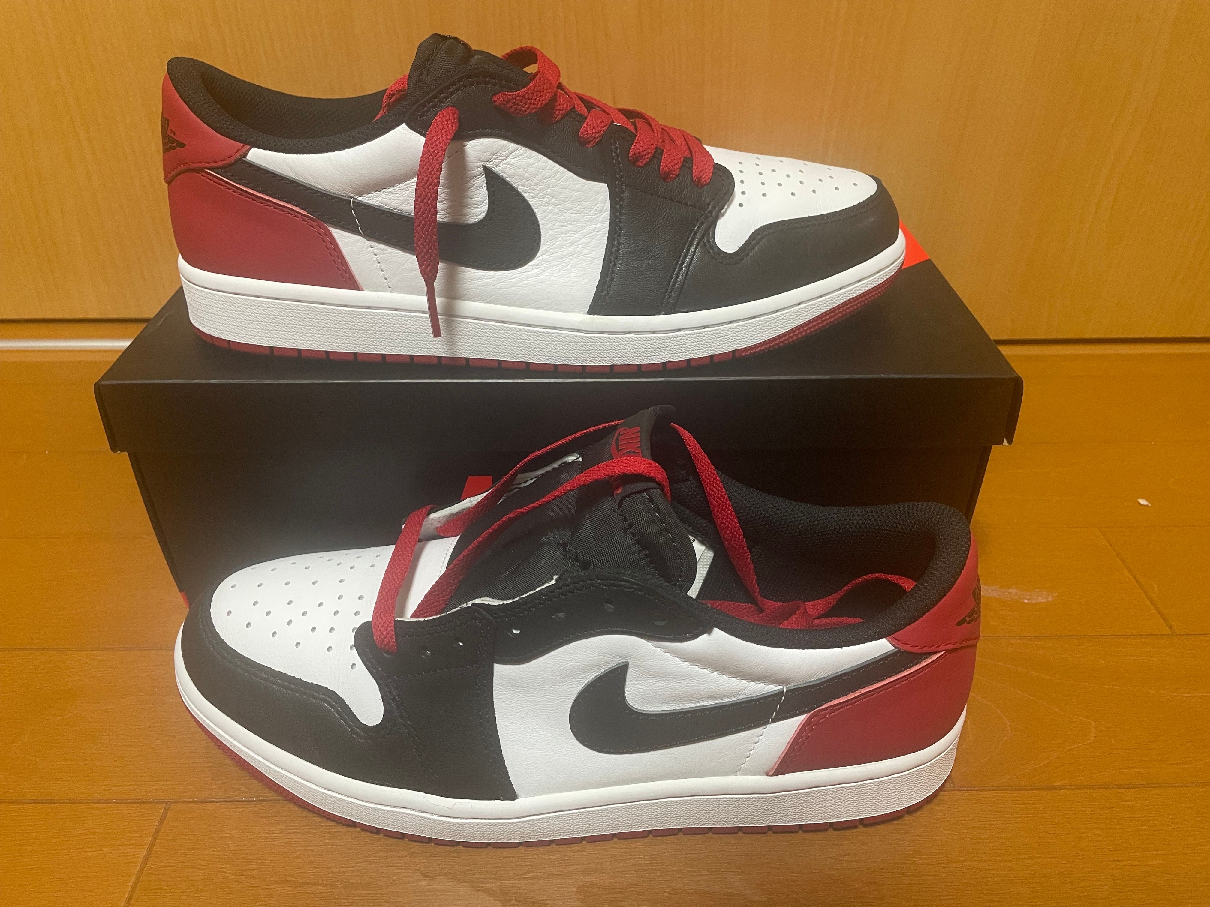 Nike Air Jordan 1 Retro Low OG "Black Toe"